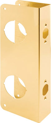 Prime-Line U 9560 Series Lock and Door Reinforcer, Includes: (4) #8 x 5/8 in Phillips Truss Head Screws